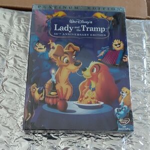 Disney Lady and the Tramp Platinum Edition DVD - Blue and Red